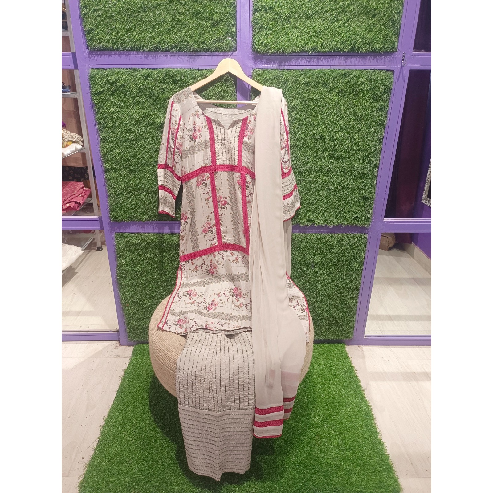 A line Kurta Set