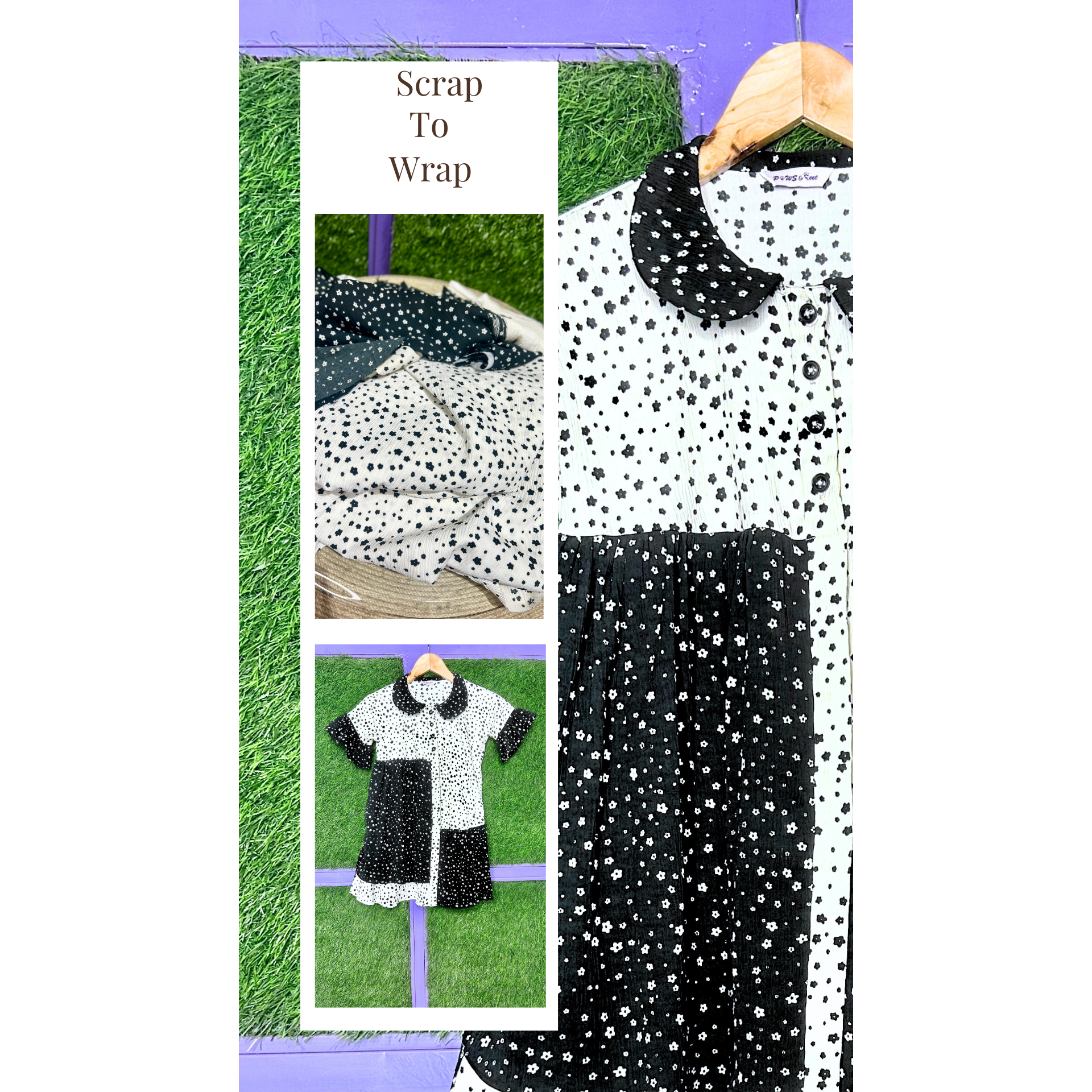 Peter pan collar shirt dress