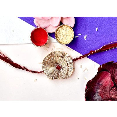 Gota Flower Rakhi — handmade in India by Paws & Feet