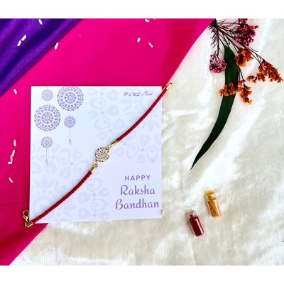 ad diamond red braclet — handmade in India by Paws & Feet