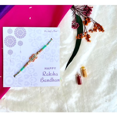 Bow bhai Rakhi — handmade in India by Paws & Feet