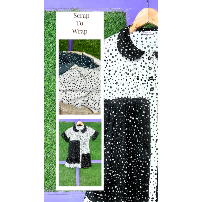 Peter pan collar shirt dress — handmade in India by Paws & Feet